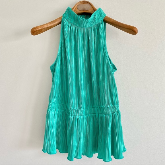 New York & Company Sleeveless Peplum Top Size XS NWT - Picture 1 of 4